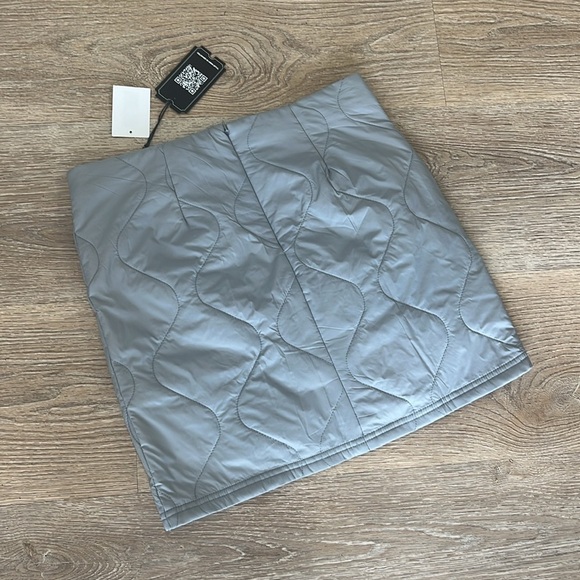 Coney Island Picnic Alpine Slopes Sleet gray Mini Skirt women’s 28 (6-8) med. - Picture 3 of 9